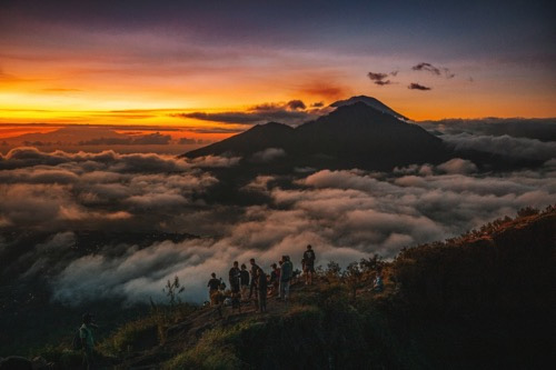 Mount Batur Hiking at Sunset